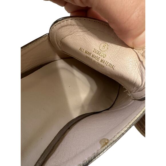 Catherine Malandrino women's tuxedo silver metallic mules size 6 - Picture 5 of 6